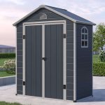 Domek narzędziowy 1,9x1m antracytowy