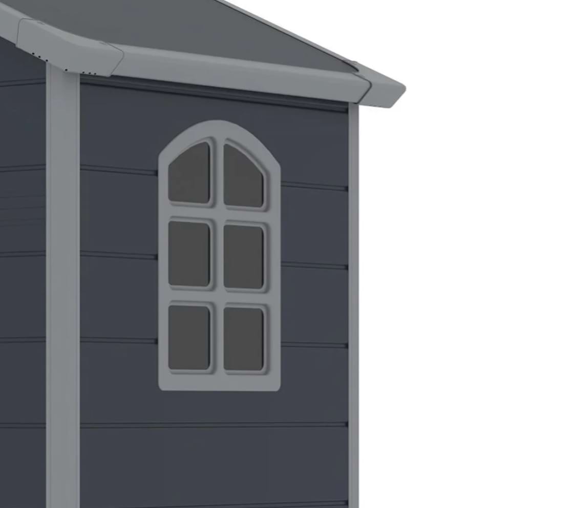 Domek narzędziowy 1,9x1m antracytowy