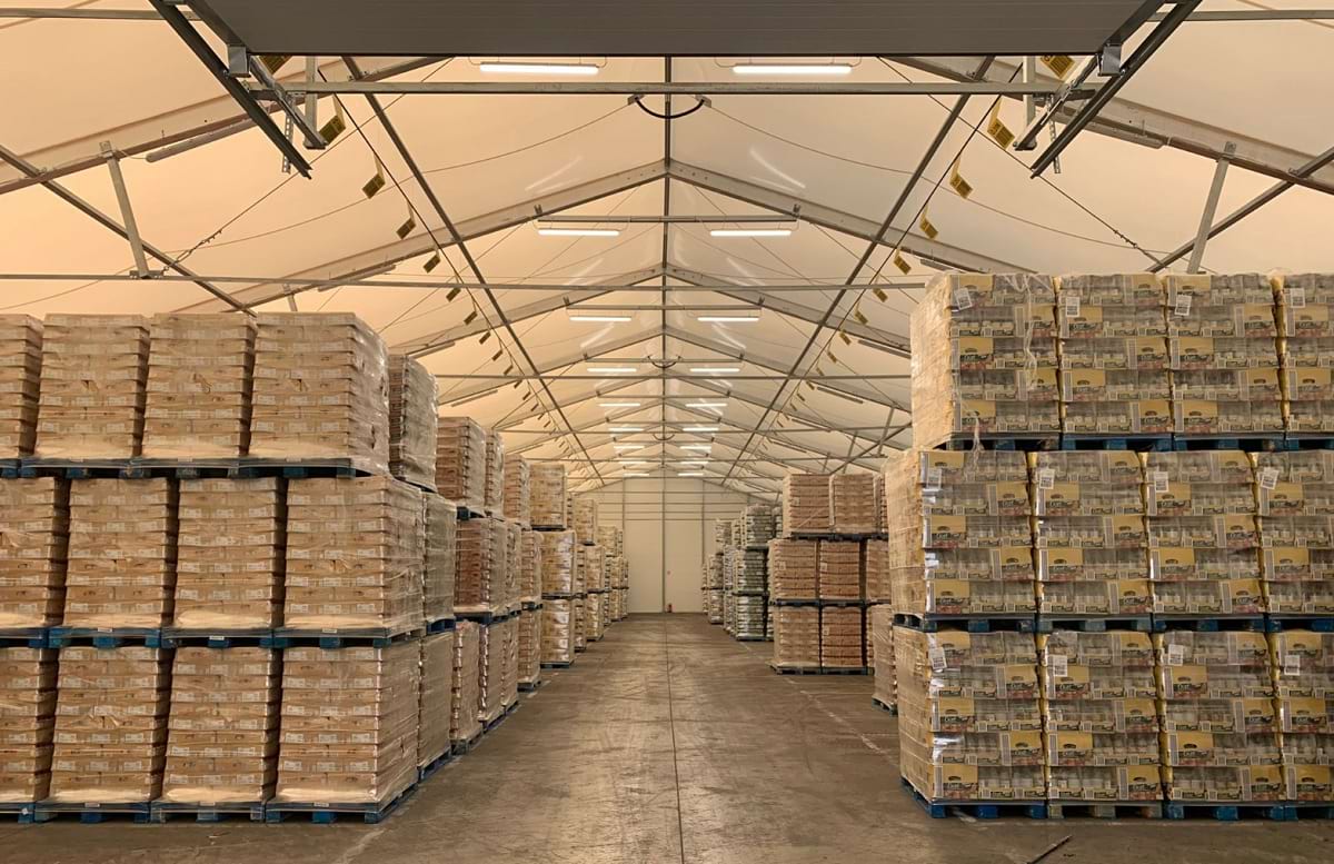 używane hale namiotowe