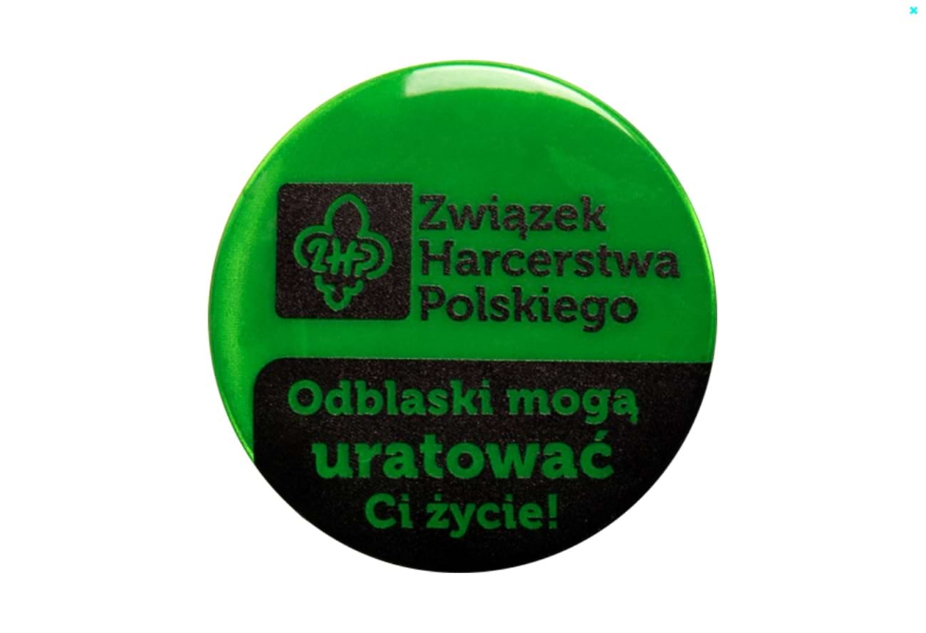 znaczki odblaskowe