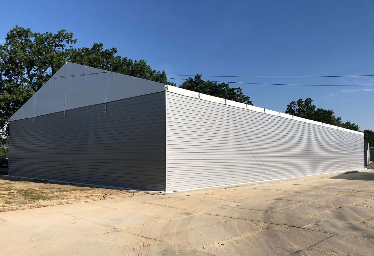 używane hale namiotowe